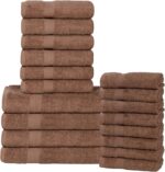 Peach Coral Cotton Bath Towels - Hình 57