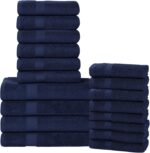 Peach Coral Cotton Bath Towels - Hình 58