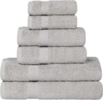 Peach Coral Cotton Bath Towels - Hình 59
