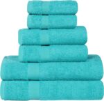Peach Coral Cotton Bath Towels - Hình 62