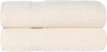 Peach Coral Cotton Bath Towels - Hình 63