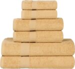 Peach Coral Cotton Bath Towels - Hình 64