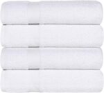 Peach Coral Cotton Bath Towels - Hình 69