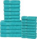 Peach Coral Cotton Bath Towels - Hình 73