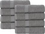 Peach Coral Cotton Bath Towels - Hình 76