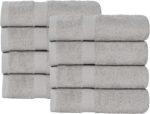 Peach Coral Cotton Bath Towels - Hình 9