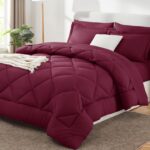 Navy Blue Quilted Comforter - Hình 11