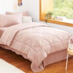 Navy Blue Quilted Comforter - Hình 16