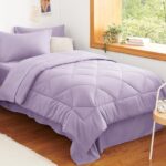Navy Blue Quilted Comforter - Hình 17