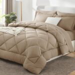 Navy Blue Quilted Comforter - Hình 26
