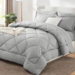 Navy Blue Quilted Comforter - Hình 28