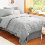 Navy Blue Quilted Comforter - Hình 29
