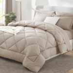 Navy Blue Quilted Comforter - Hình 33