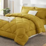 Navy Blue Quilted Comforter - Hình 34
