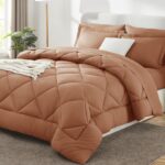 Navy Blue Quilted Comforter - Hình 42