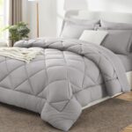 Navy Blue Quilted Comforter - Hình 46