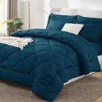 Navy Blue Quilted Comforter - Hình 51