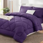Navy Blue Quilted Comforter - Hình 61
