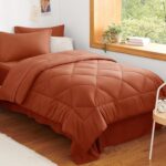 Navy Blue Quilted Comforter - Hình 64