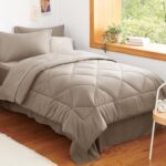 Navy Blue Quilted Comforter - Hình 65