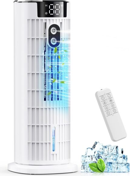 White 4-in-1 Evaporative Air Cooler