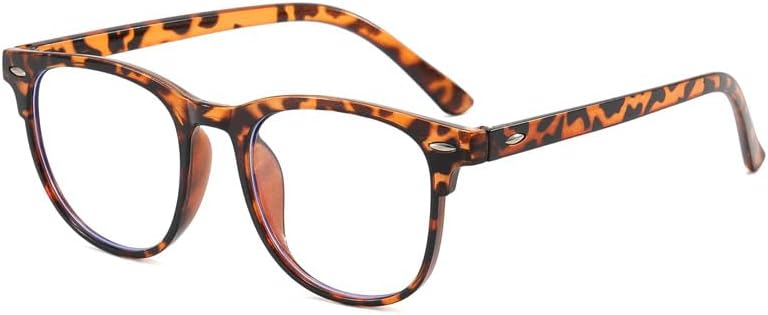 ENSARJOE Women's Leopard Print Glasses Boho Style Square Frame Acrylic — view 2