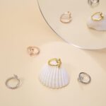 Cat Design Crochet Loop Rings
