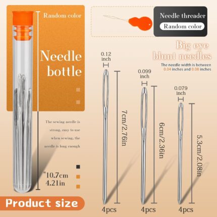 Premium Large-Eye Blunt Needles