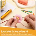 Colorful Large-Eye Bent Tapestry Needles