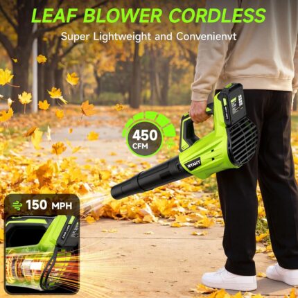 450 CFM Cordless Leaf Blower - Hình 2
