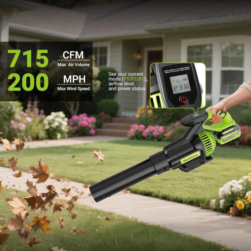 Dwarfuarum Cordless Leaf Blower - Hình 2