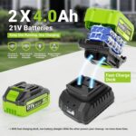 Dwarfuarum Cordless Leaf Blower - Hình 4
