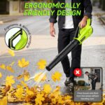 450 CFM Cordless Leaf Blower - Hình 5