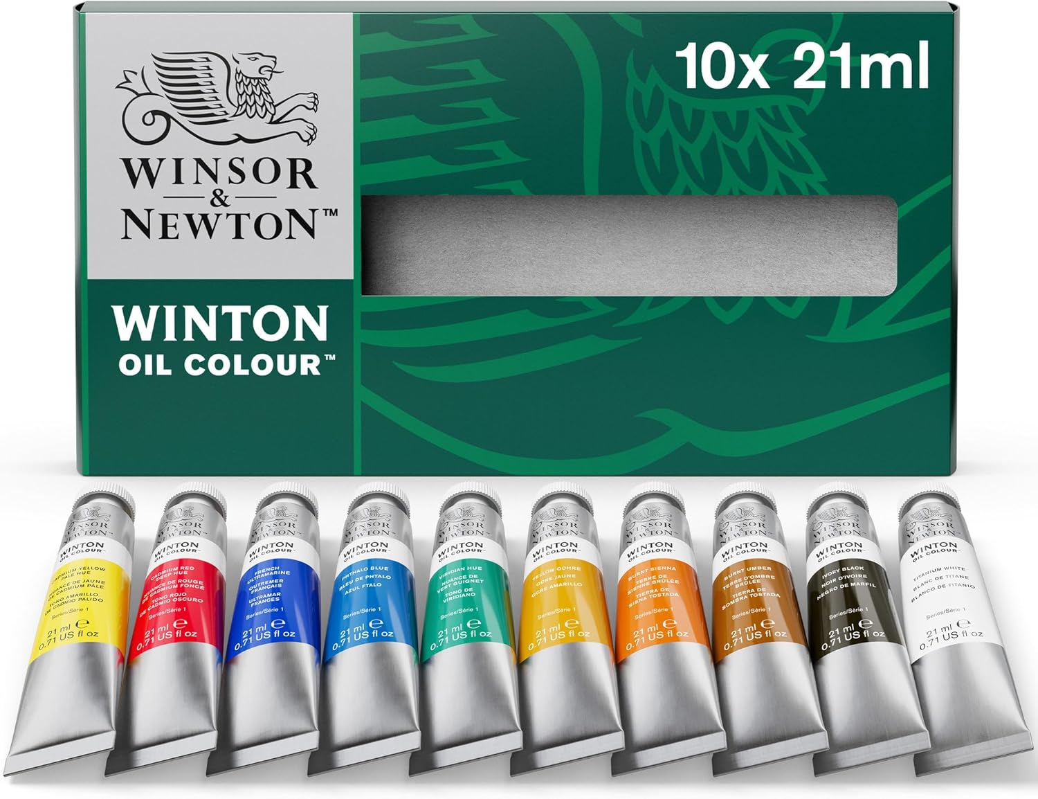 Artist Oil Paint Set - 10 x 21ml Tubes
