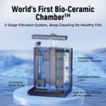 Compact Betta Fish Tank with LED Light & Bio-Ceramic Filter — view 3