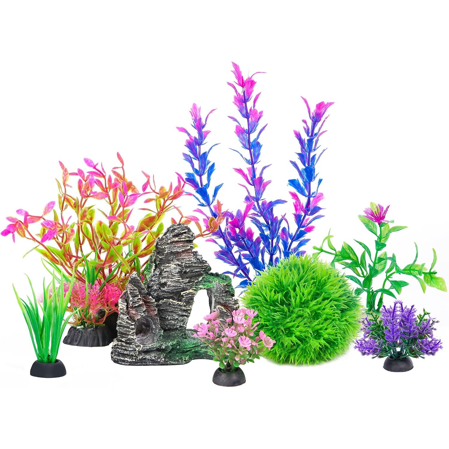 Vibrant Artificial Aquarium Plant Set
