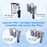Premium Marina Slim Filter Cartridges – 18 Pack Aquarium Replacement — view 2