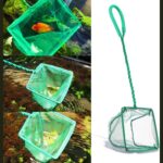 Green Aquarium Fish Net – 2-Pack with Rubber Handle – 3.9-inch — view 4