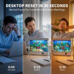 Virtual Aquarium LED Lamp – Relaxing Desktop Fish Tank — view 3