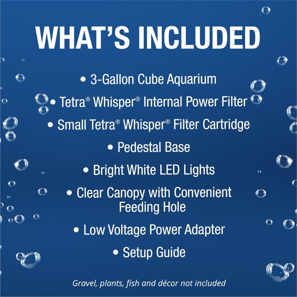 3 Gallon LED Cube Aquarium Kit – Complete Setup — view 10