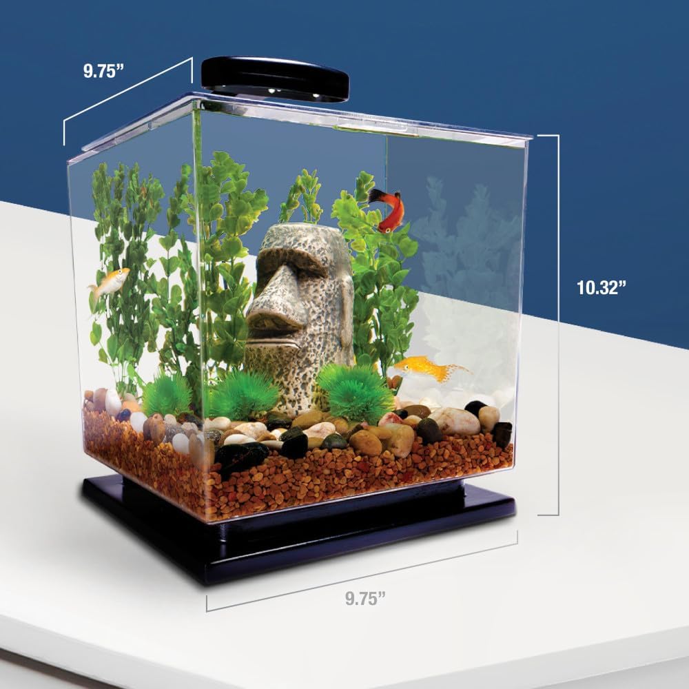 3 Gallon LED Cube Aquarium Kit – Complete Setup — view 8