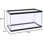 Clear Glass 20 Gallon Long Aquarium Tank for Fish & Reptiles — view 8