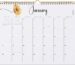 Elegant Floral Wall Calendar 2026