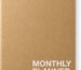 Kraft Cover Monthly Planner 2027