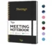 Taja Black B5 Meeting Notebook