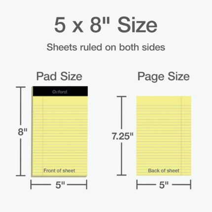 Narrow Ruled Yellow Notepads - Hình 2
