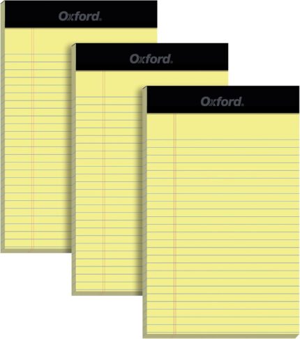 Narrow Ruled Yellow Notepads
