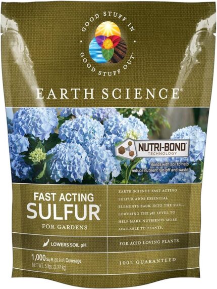Fast-Acting Garden Sulfur - 5lb Soil pH Lowerer