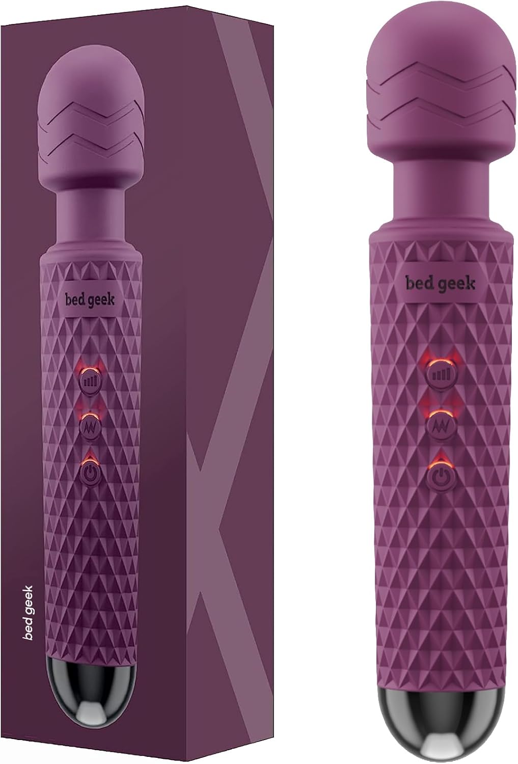 Bed Geek Purple Wand Massager