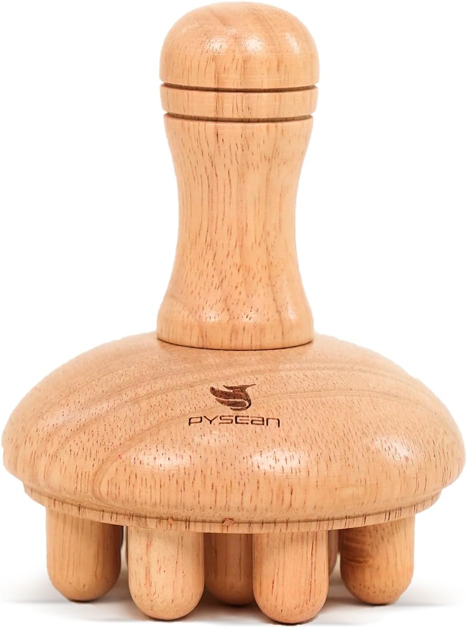 Pysean Wooden Mushroom Massager